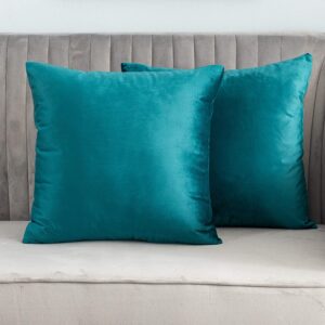 2 li Düz Kadife Kırlent Kılıfı Setleri