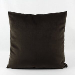 Koyu Kahverengi Birinci Kalite Döşemelik Kadife Kumaş Kırlent Kılıfı - Özel Ölçü Seçenekli