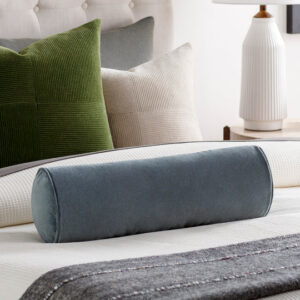 Füme Gri Silindir Kırlent Kılıfı - Özel ölçü seçenekli