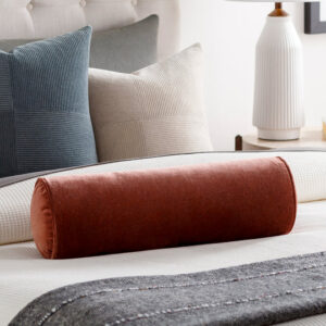 Kiremit Silindir Kırlent Kılıfı - Özel ölçü seçenekli