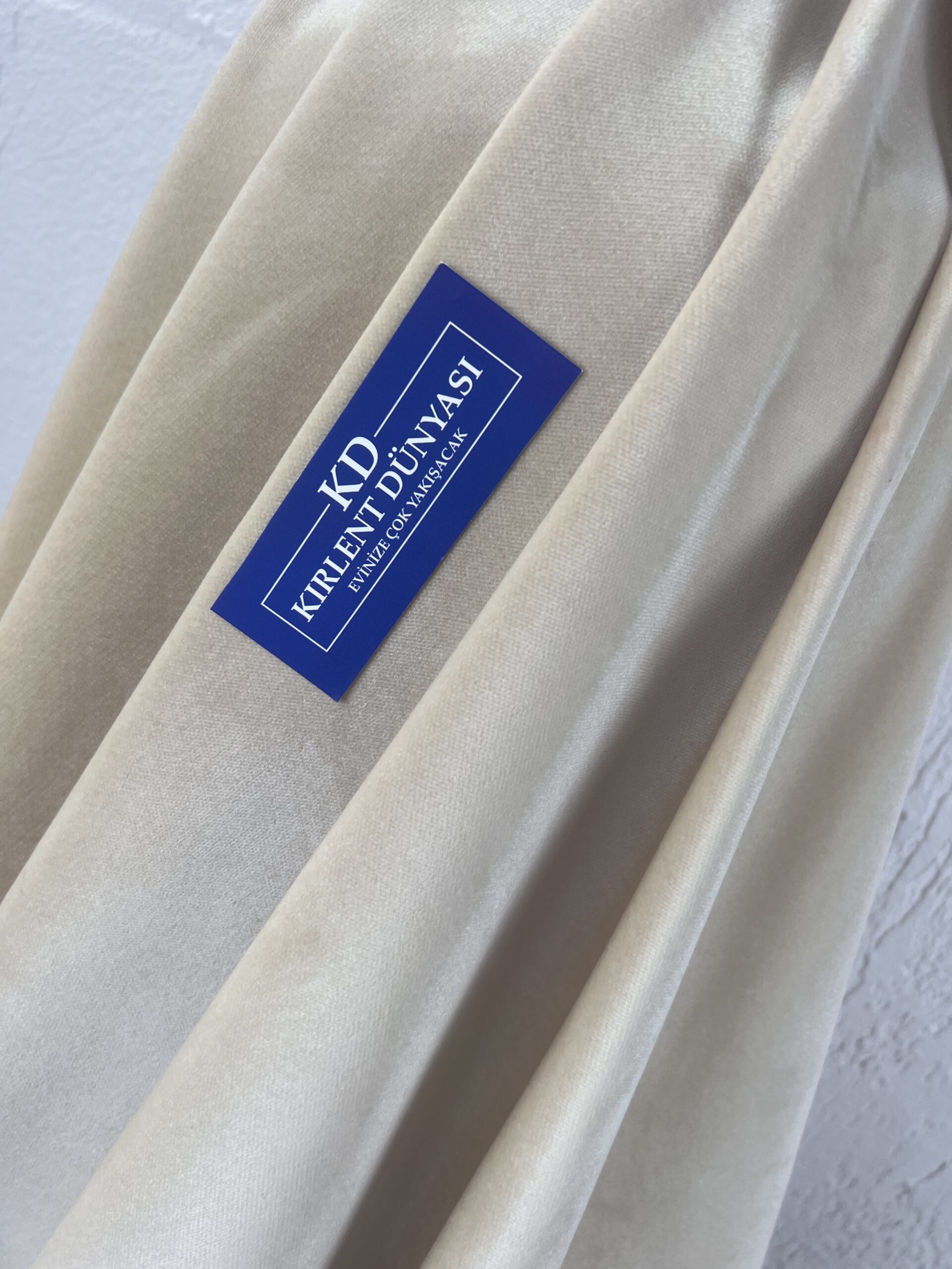 Şampanya Rengi 1. Sınıf Kalite Döşemelik Ve Perdelik Dokuma Kadife ...