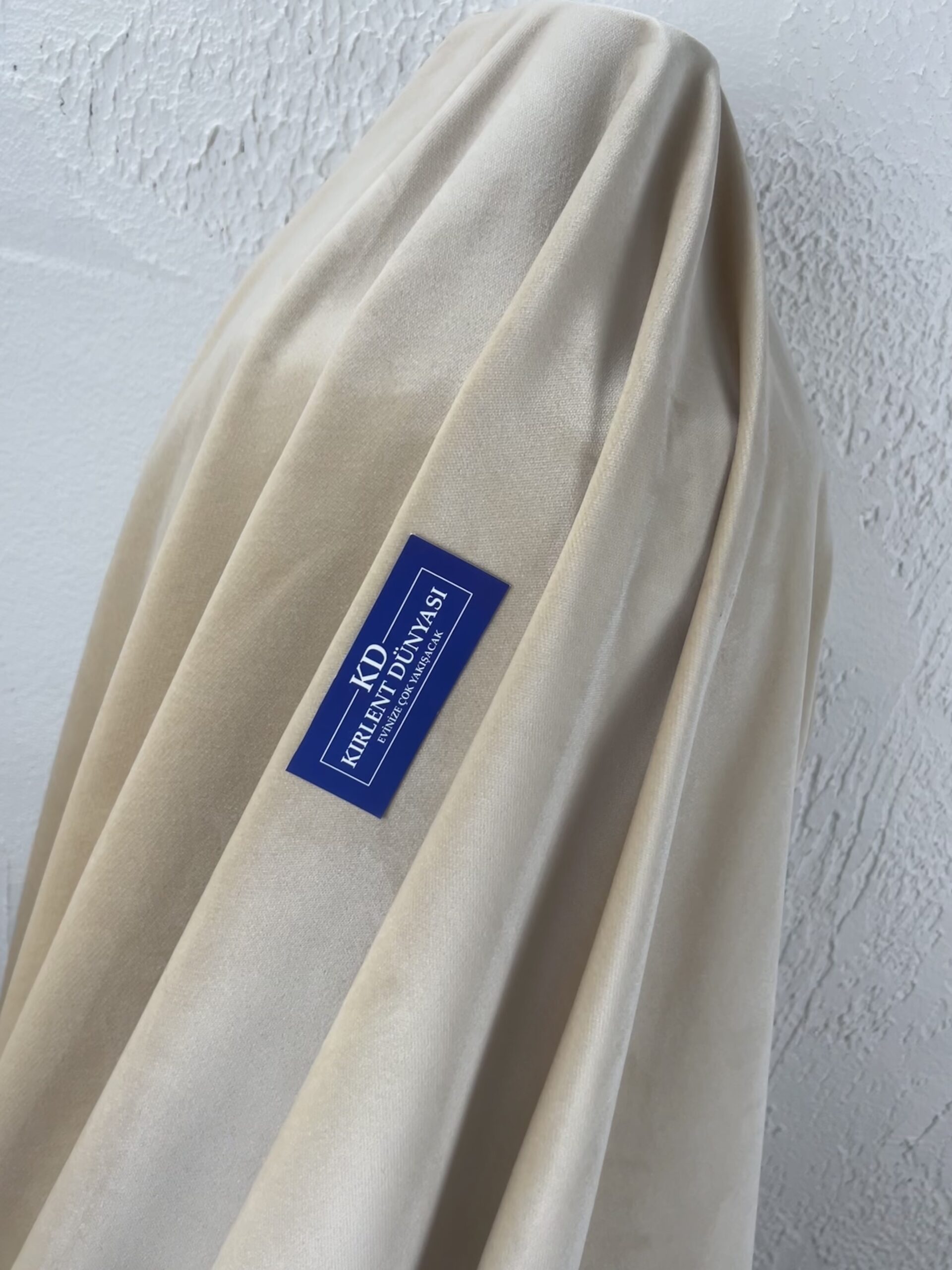 Şampanya Rengi 1. Sınıf Kalite Döşemelik Ve Perdelik Dokuma Kadife ...