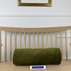 İndirimli Yosun Yeşili Silindir Lüks Kırlent Kılıfı